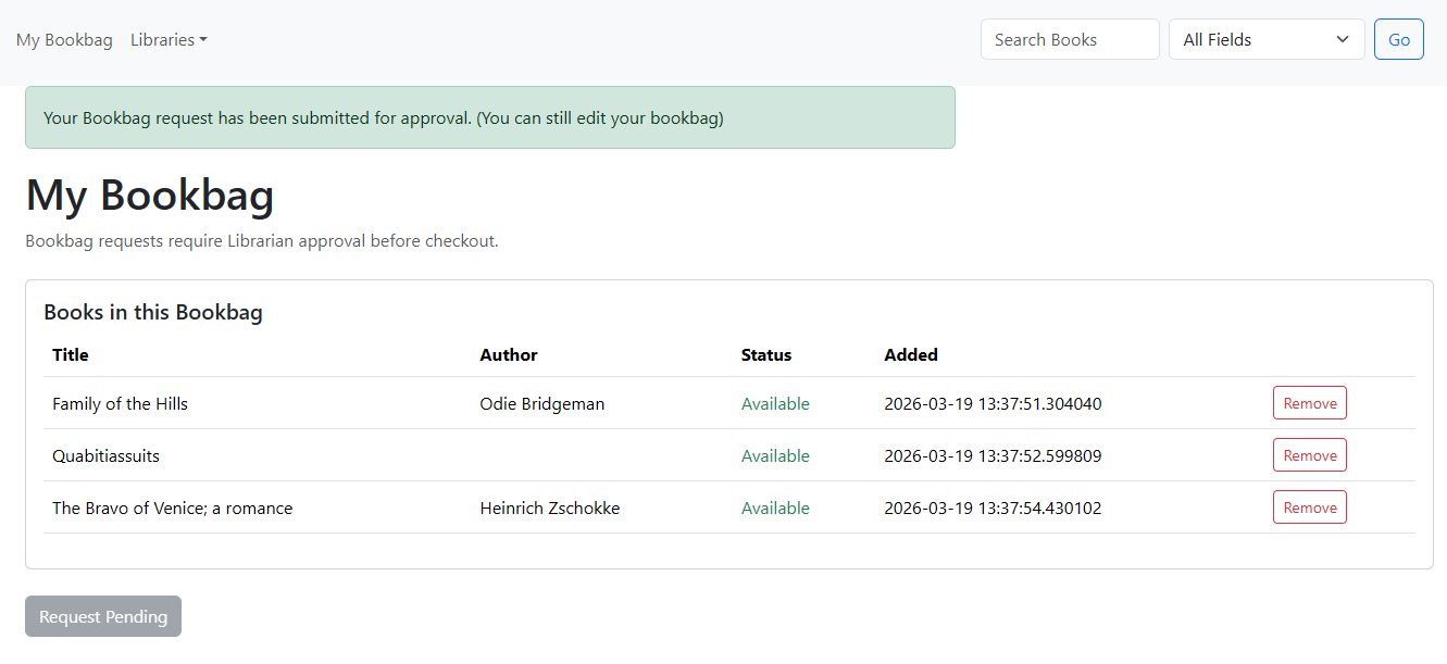 3.3.2 My New Library - How to check books out with Bookbag (Patron facilitated checkout) preview